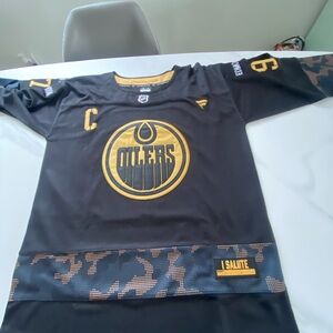 Edmonton Oilers Black and Gold Jersey